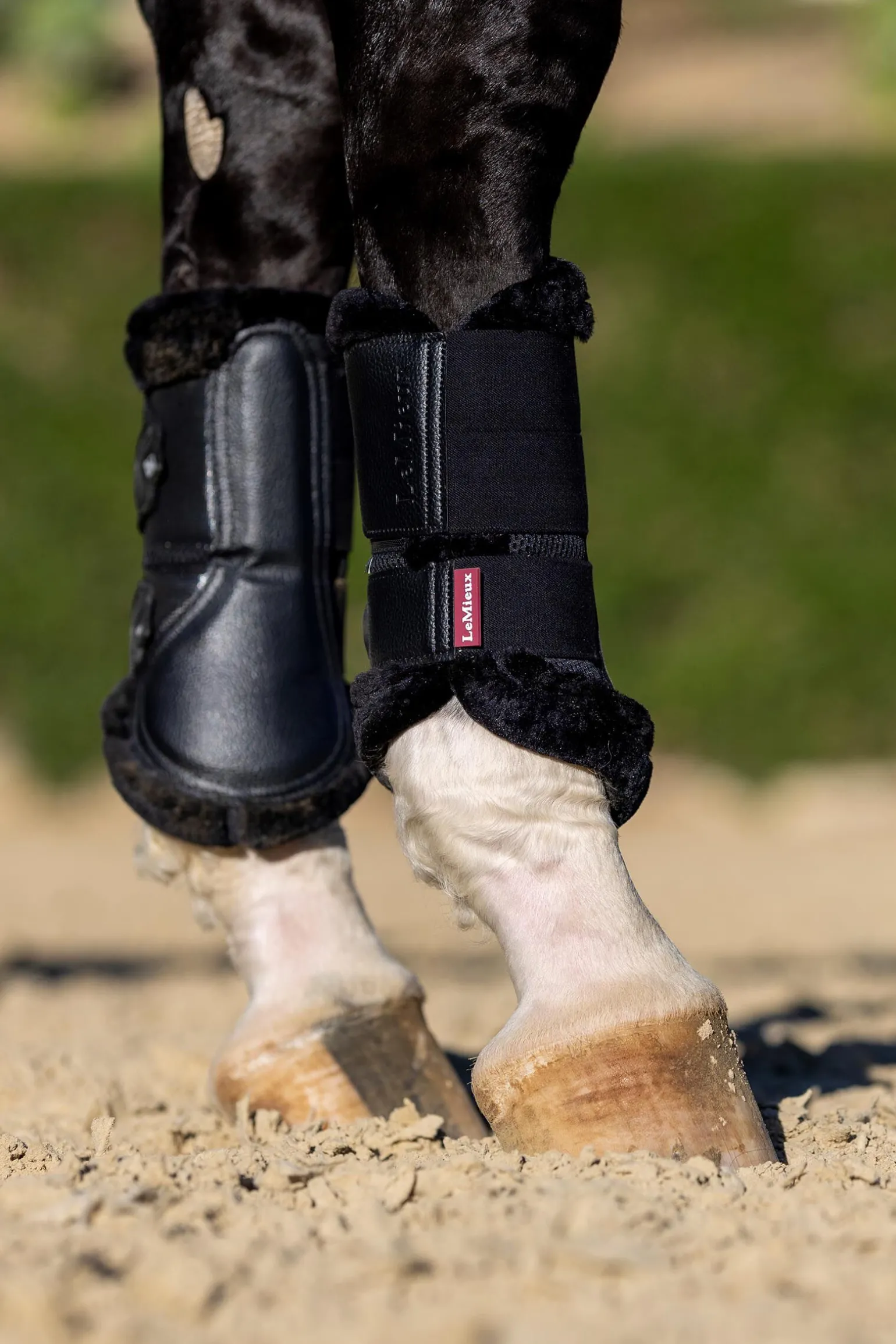 LeMieux Mesh Belegg med fleecekant