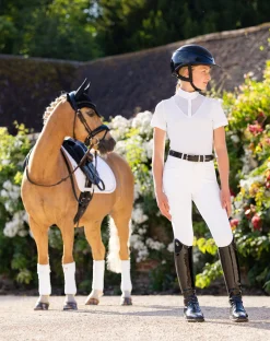LeMieux Young Rider Eva kortermet skjorte for stevner