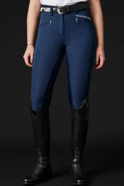 Mountain Horse Diana dame ridebukser med helforsterket sete i imitert skinn