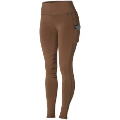 Ridetights, helforsterket silikon, mobillomme, dame