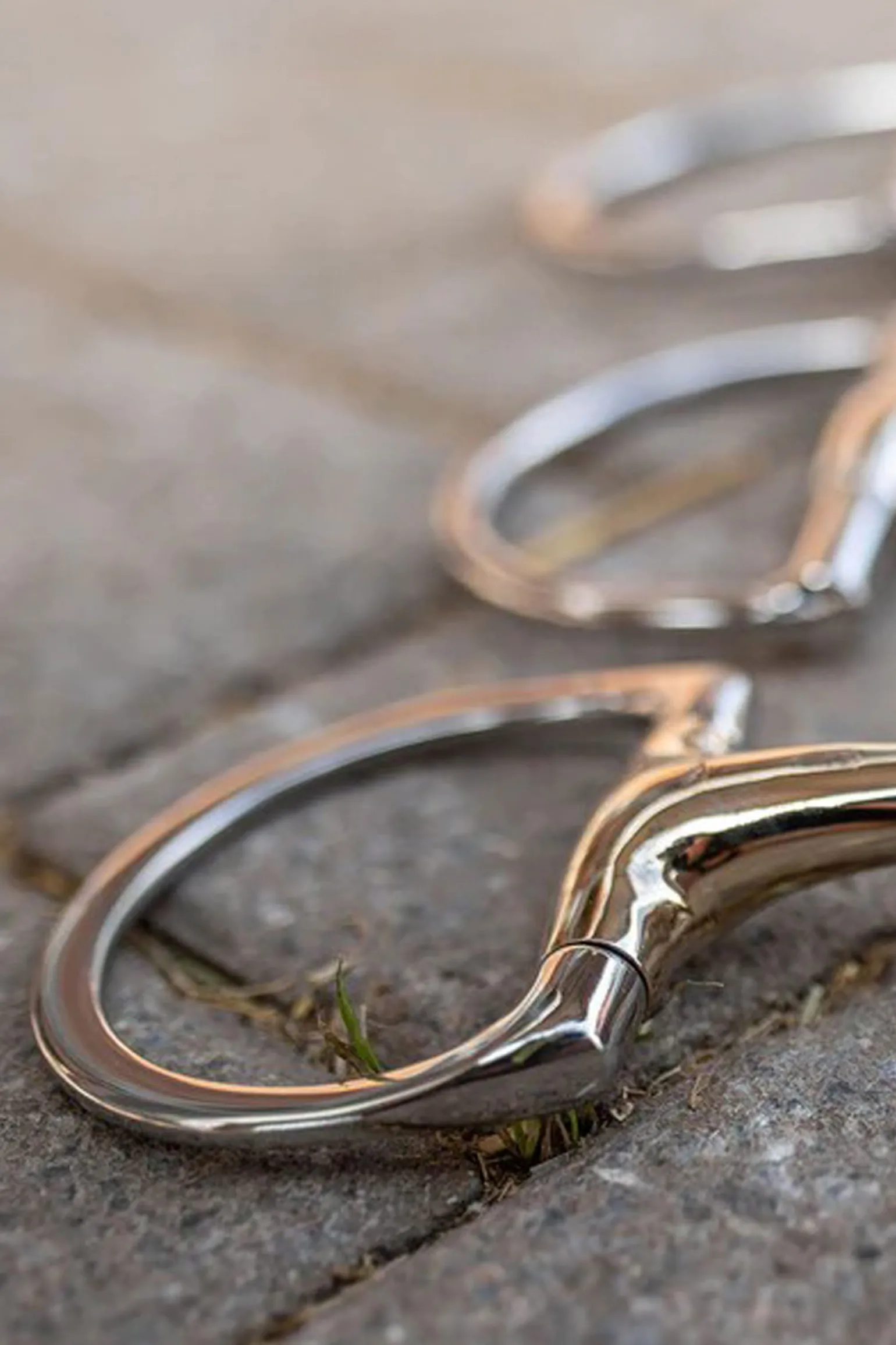 Sprenger Novocontact muffebitt med D-ringer, dobbelt leddet, Sensogan, 16 mm