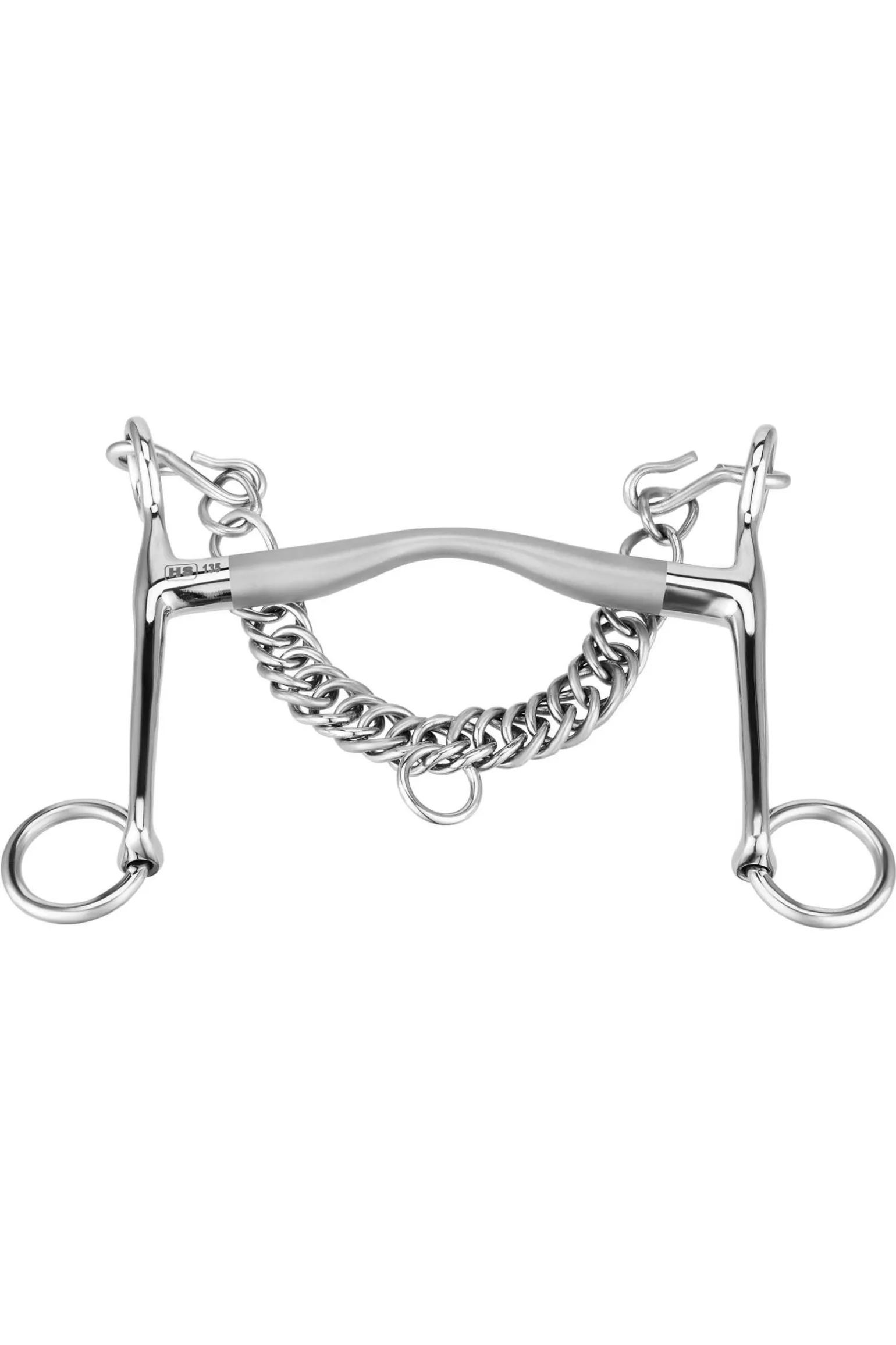 Sprenger Satinox kandarstang, 14 mm, 7 cm sjenkler