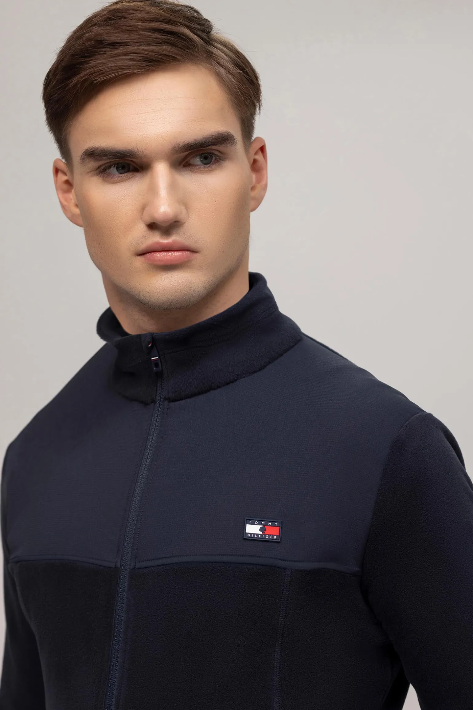 Tommy Hilfiger Equestrian Michigan herre fleecejakke