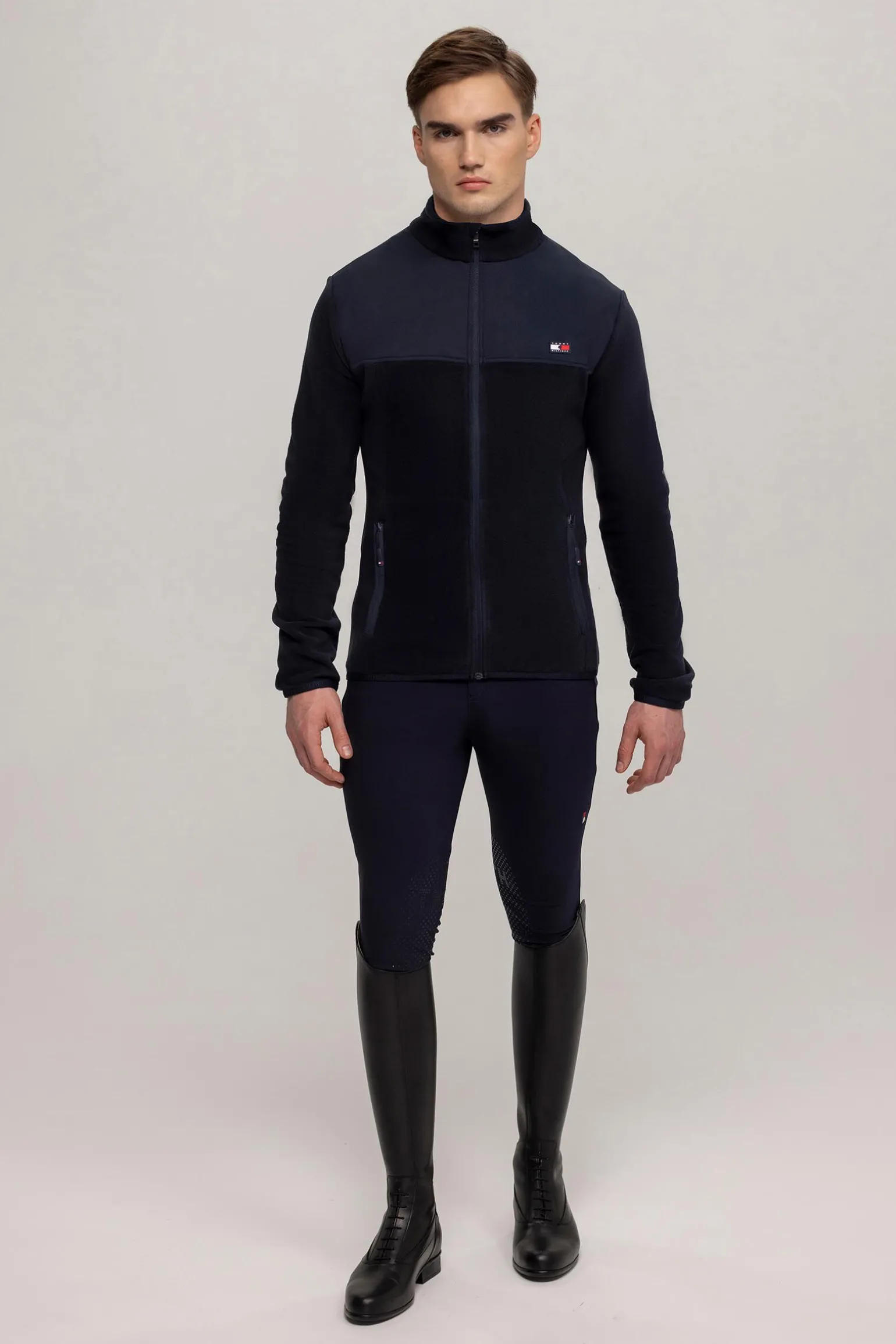 Tommy Hilfiger Equestrian Michigan herre fleecejakke