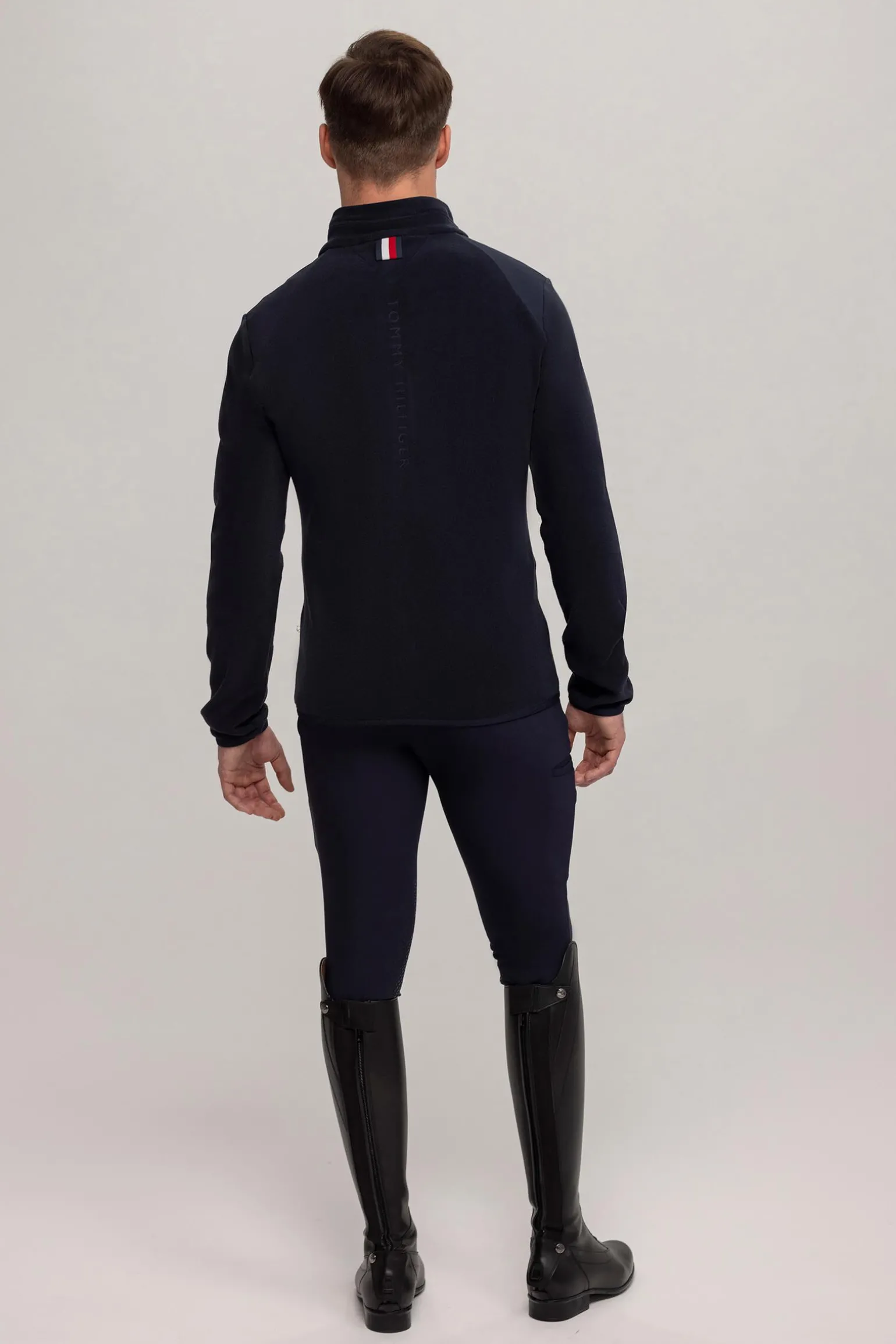 Tommy Hilfiger Equestrian Michigan herre fleecejakke