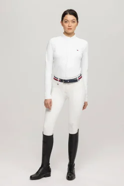 Tommy Hilfiger Equestrian Charlotte dames stevneskjorte med knapper