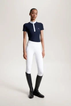 Tommy Hilfiger Equestrian Chelsea Avkjølende Polo-skjorte med korte ermer og logo