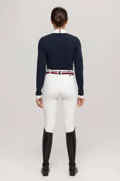 Tommy Hilfiger Equestrian Montana dames 2-i-1 stevneskjorte