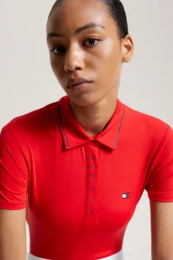 Tommy Hilfiger Equestrian Harlem Polo-skjorte med korte ermer og logo