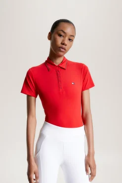 Tommy Hilfiger Equestrian Harlem Polo-skjorte med korte ermer og logo